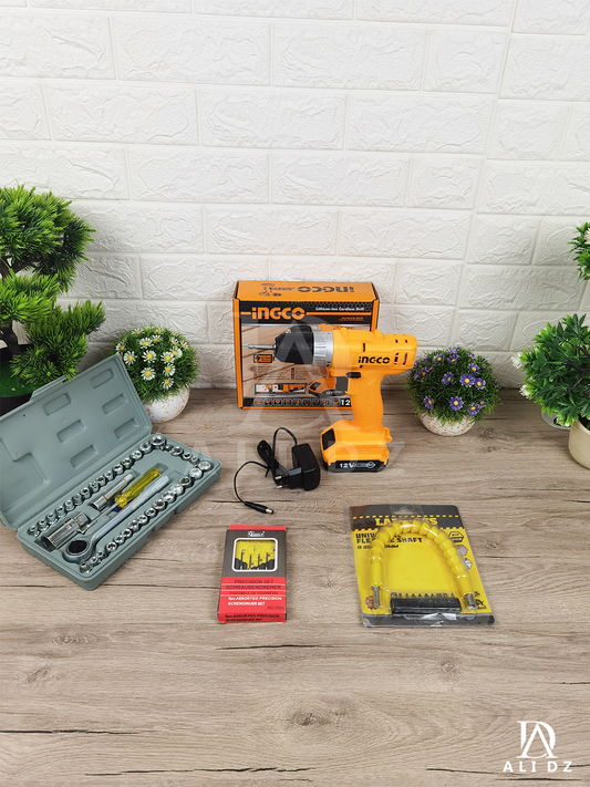 باك فيسوز انكو 12 فولط+ حقيبة 40 قطعة + فليكسبل + هدية