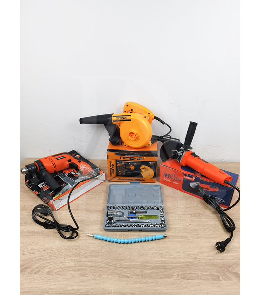 باك ترونسوناز 1100 واط + شنيول + منفاخ كهربائي + حقيبة 40 قطعة + هدية