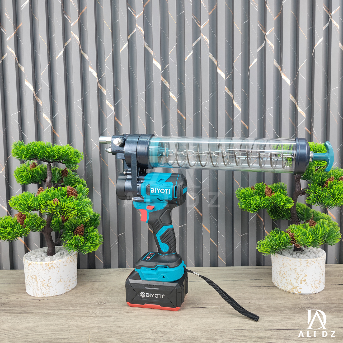 مسدس تشحيم بالبطارية بيوتي + هديتين