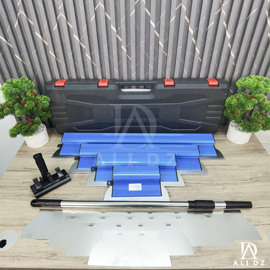 حقيبة أدوات لتسوية الحائط + شفرات هدية