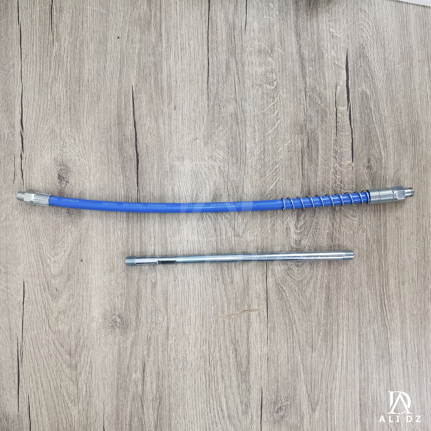 مسدس تشحيم بالبطاريتين 48 فولط + هدية