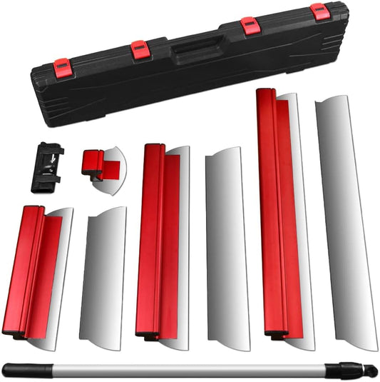 مجموعة أدوات لتسوية الحائط احمر