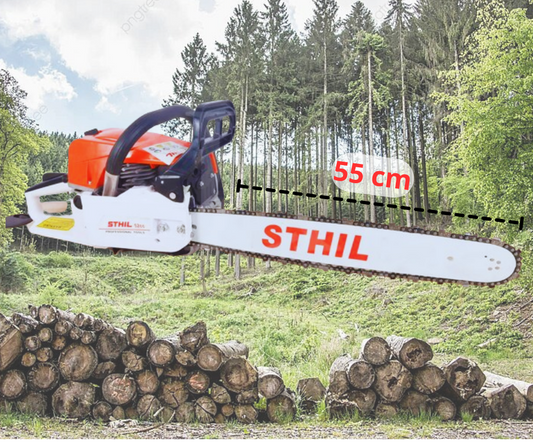 منشار السلسلة يعمل بالبنزين