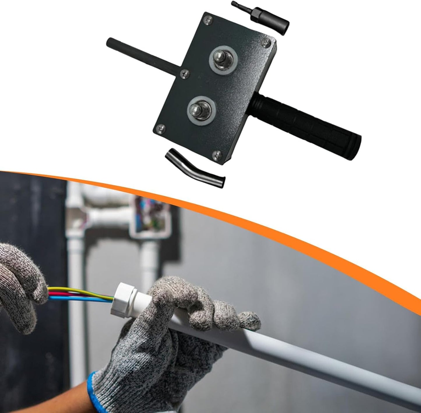 أداة سحب السلك + سلك 20 متر