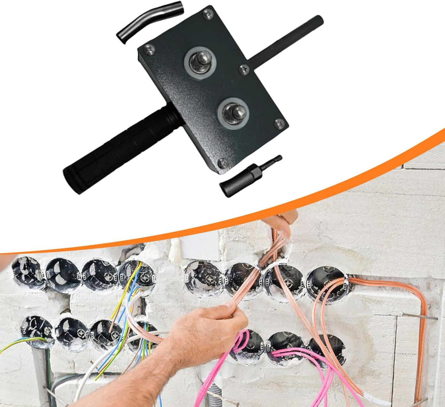 أداة سحب السلك + سلك 20 متر