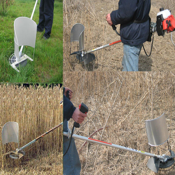 أداة واقي العشب  لآلة قصّ الأعشاب