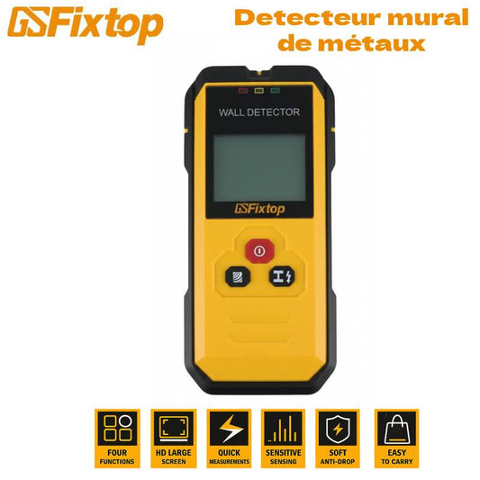 كاشف المعادن والكابلات والخشب المثبت