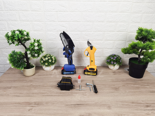 منشار قطع الحطب باور بلو+ مقص التقليم لامبوس