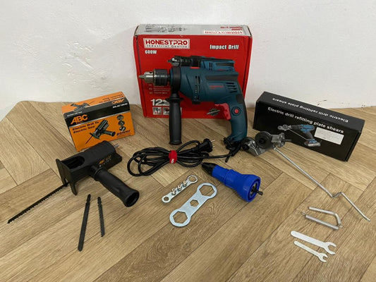 شنيول +آلة قطع الصفائح +منشار كهربائي +أداة تثبيت المسامر