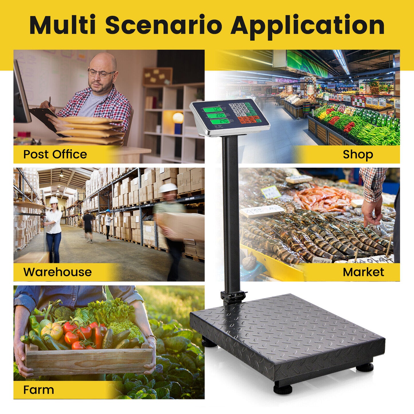 ميزان إلكتروني 300 كلغ